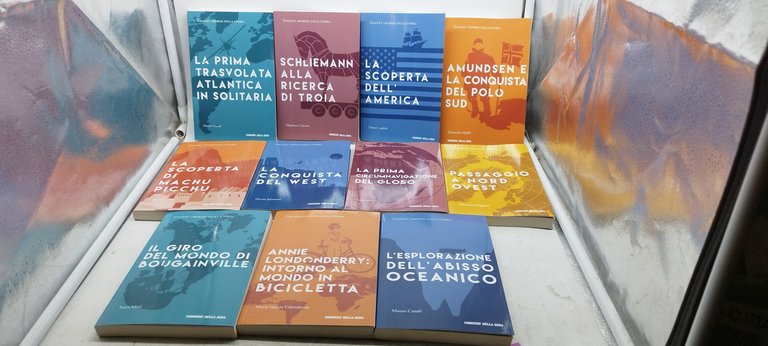 grandi imprese della storia 25 volumi corriere della sera