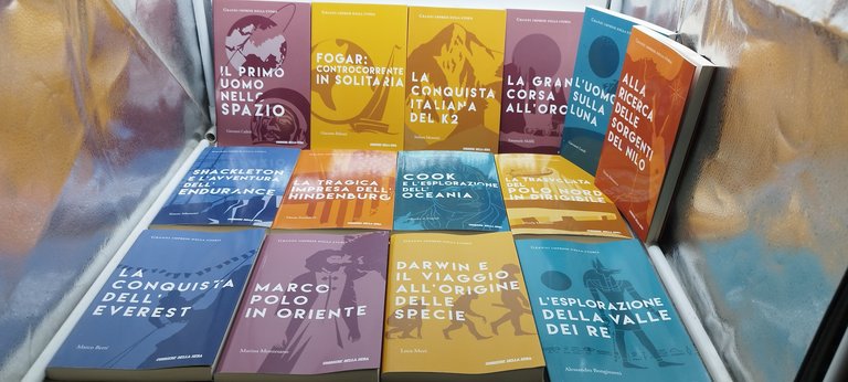 grandi imprese della storia 25 volumi corriere della sera