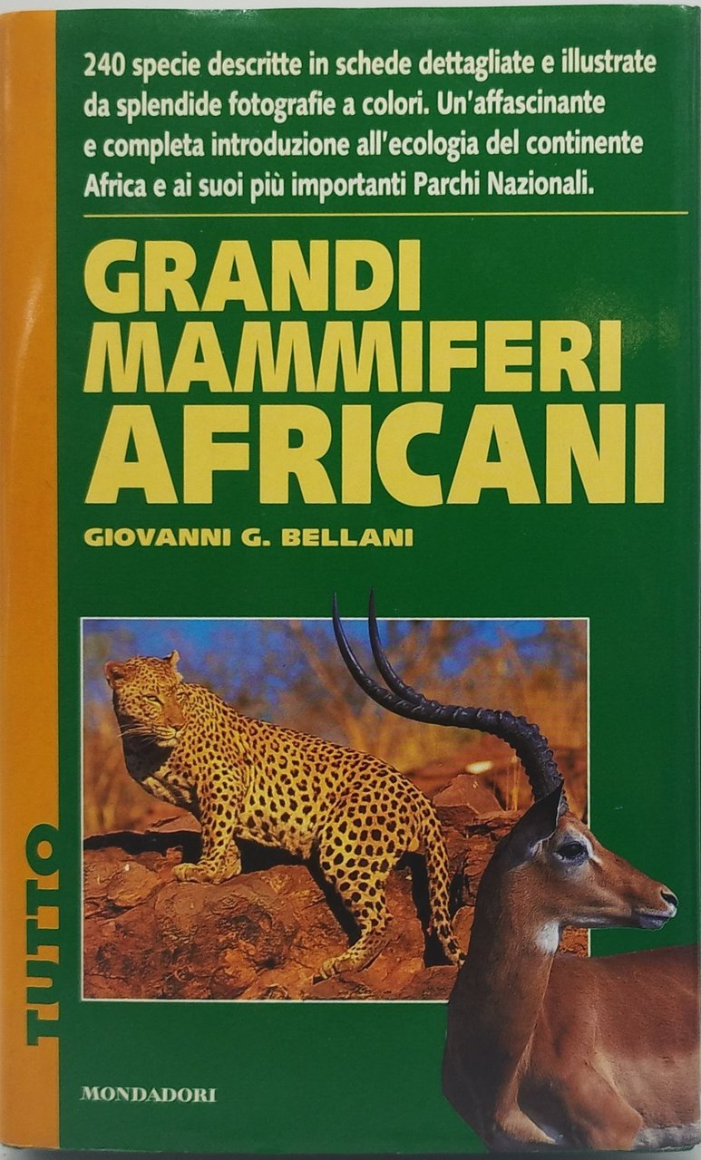 grandi mammiferi africani tutto mondadori
