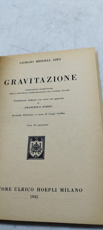 gravitazione spiegazione elementare delle principali perturbazioni nel sistema solare