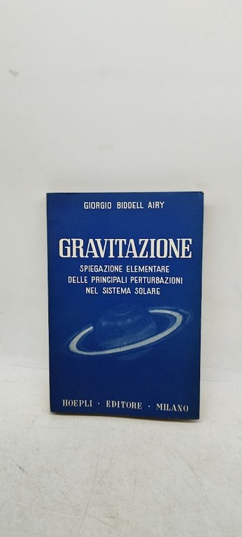 gravitazione spiegazione elementare delle principali perturbazioni nel sistema solare