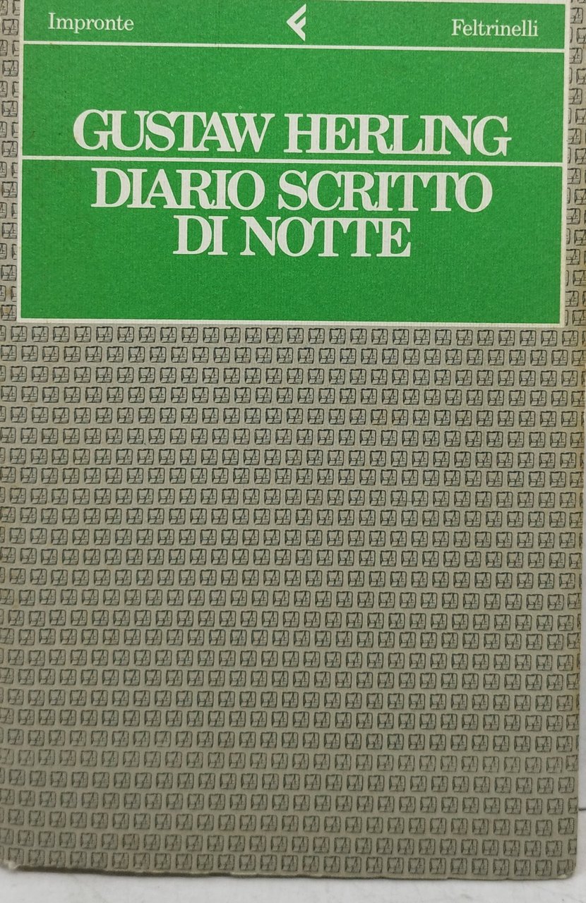 gustaw hherling diario scritto di notte feltrinelli