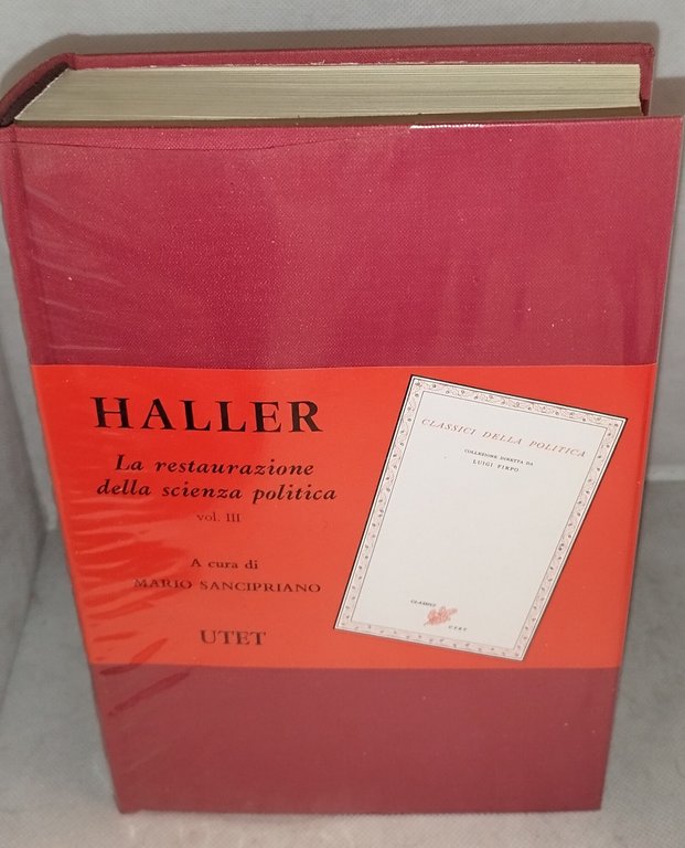 haller la restaurazione della scienza politica volume 3 classici utet | Immagine Gallery 2