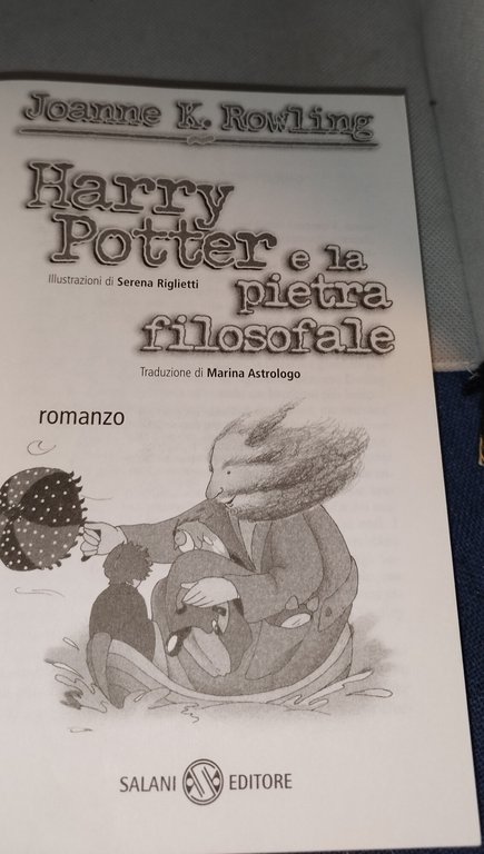 harry potter e la pietra filosofale tela rossa salani