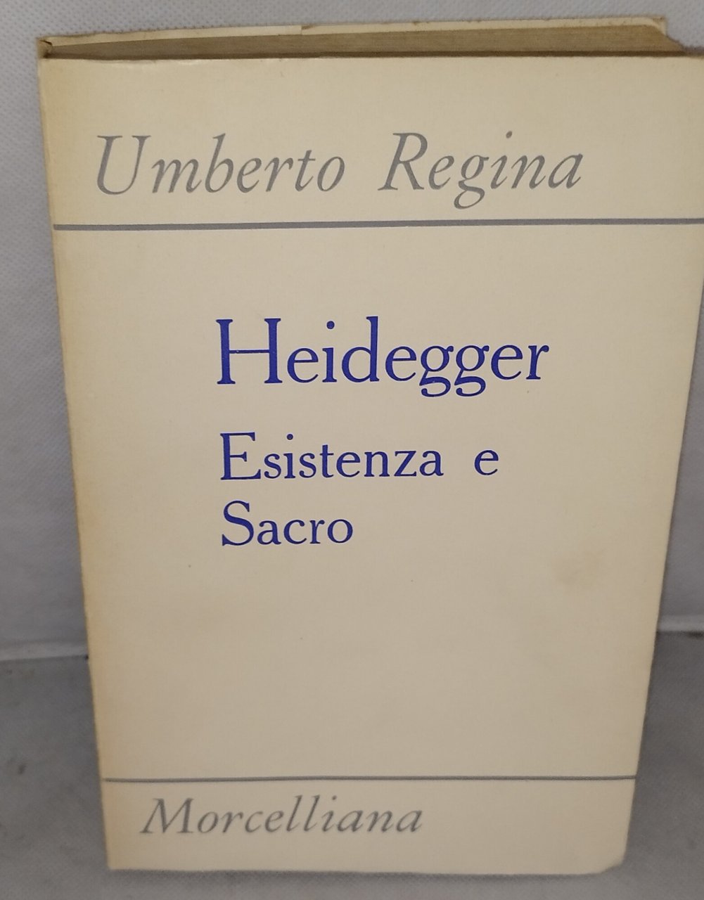 heidegger esistenza e sacro umberto regina | Immagine principale