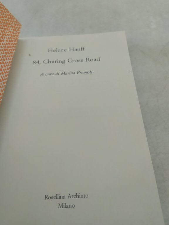 helene hanff 84,charing cross road