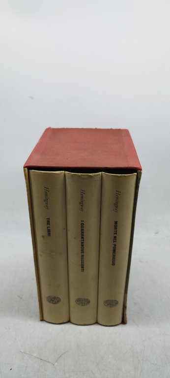 hemingway cofanetto 3 volumi einaudi