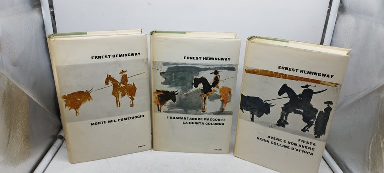 hemingway cofanetto 3 volumi einaudi
