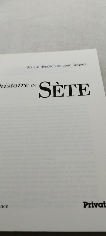 histoire de sète privat