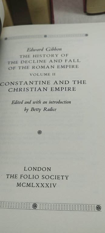 History of the Decline and Fall of the Roman Empire …