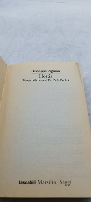 hostia trilogia della morte di pier paolo pasolini