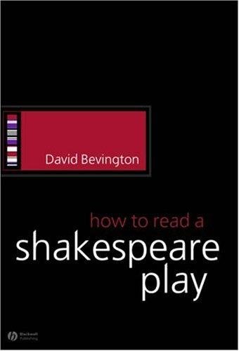 How to Read a Shakespeare Play