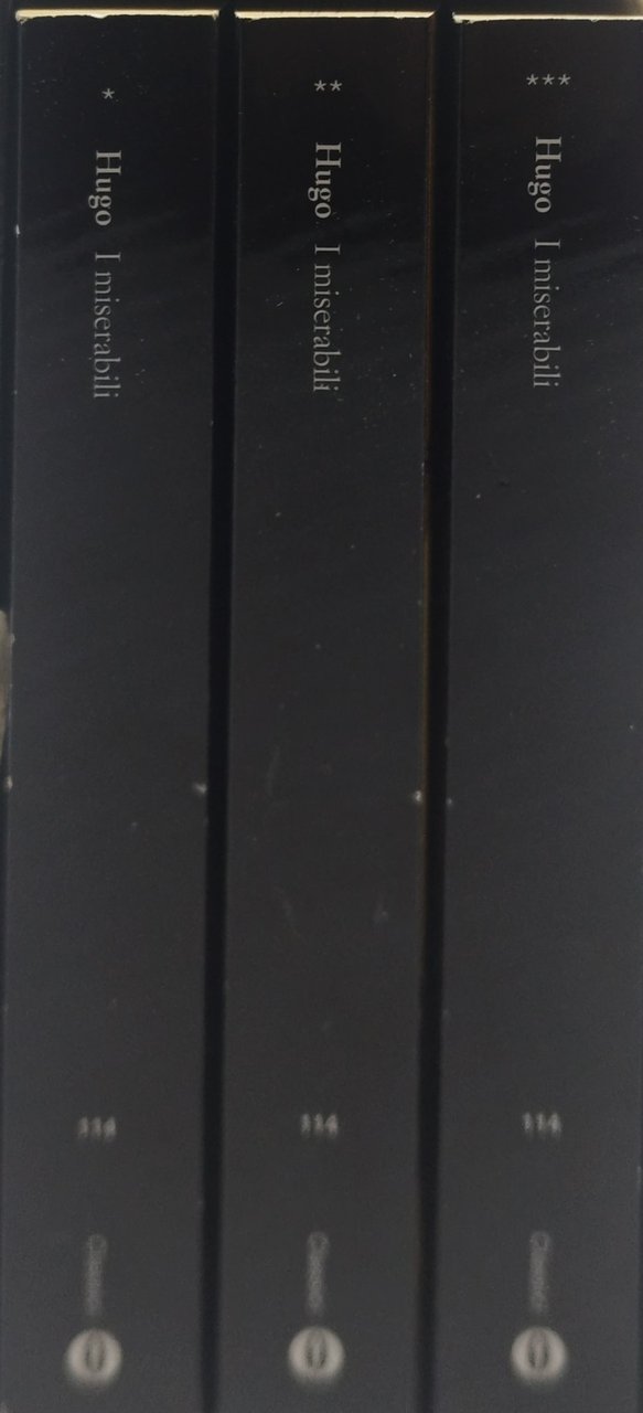 hugo i miserabili con uno scritto di charles baudelaire