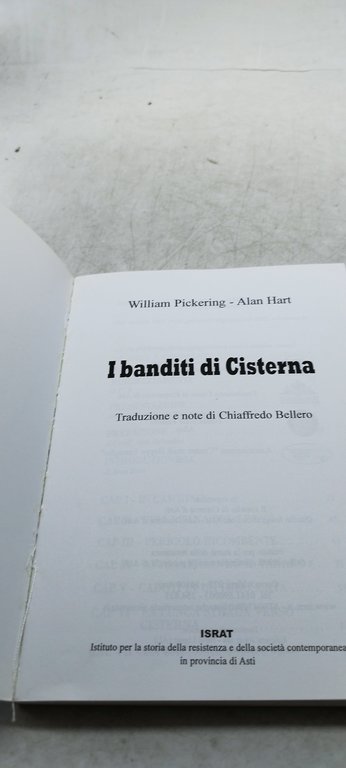 i banditi di cisterna william pickering alan hart