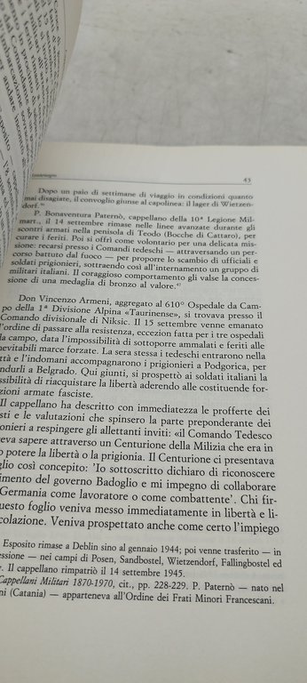 i cappellani militari italiani nella resistenza all'estero