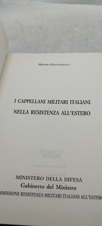 i cappellani militari italiani nella resistenza all'estero rivista militare