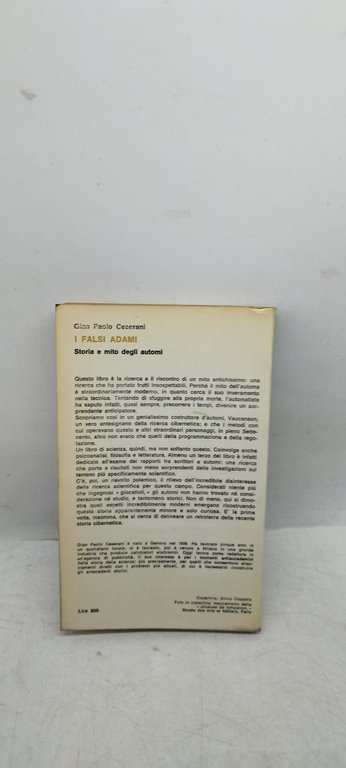 i falsi adami storia e mito degli automi