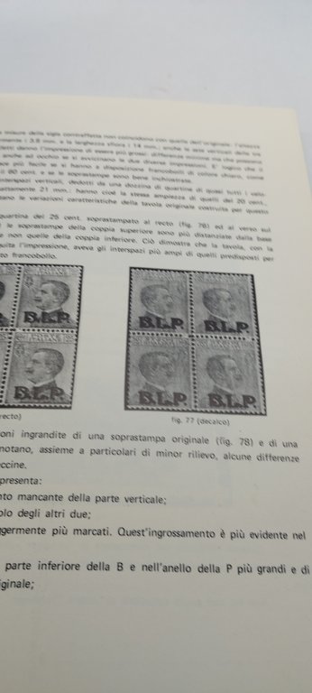 i francobolli soprastampati b.l.p e le buste lettera postali 1921-1923