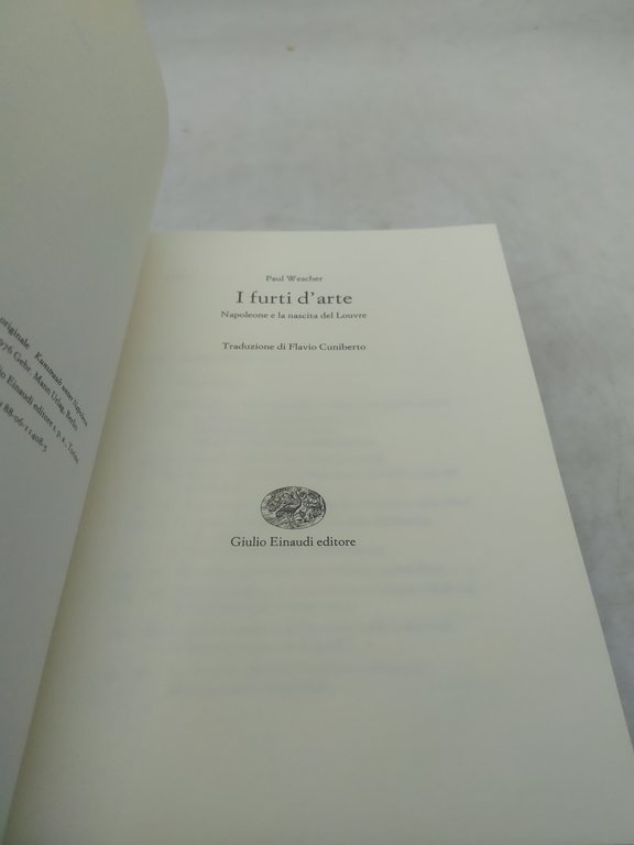 i furti d'arte einaudi napoleone e la nascita del louvre …
