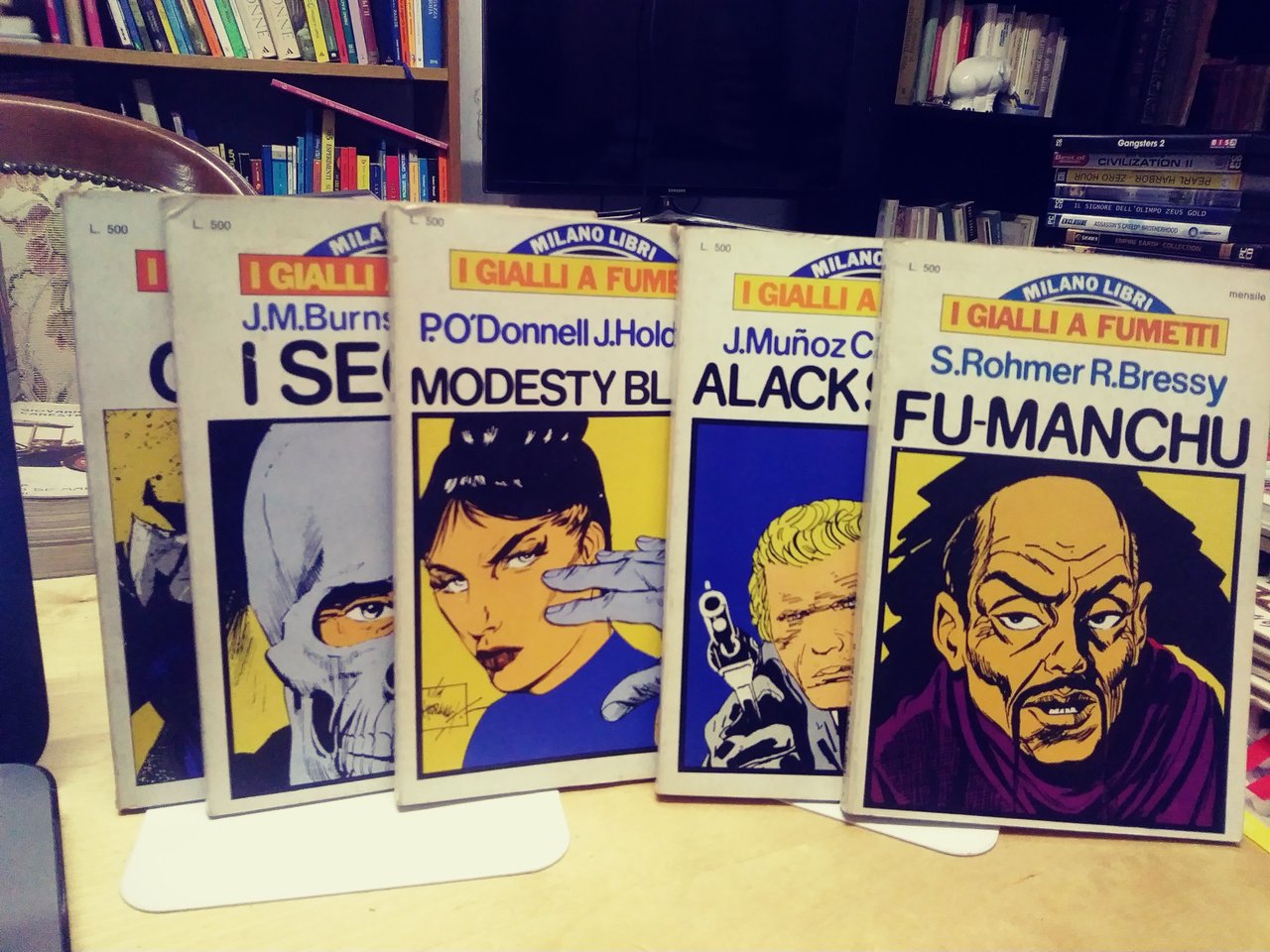 i gialli a fumetti milano libri serie 1 -5