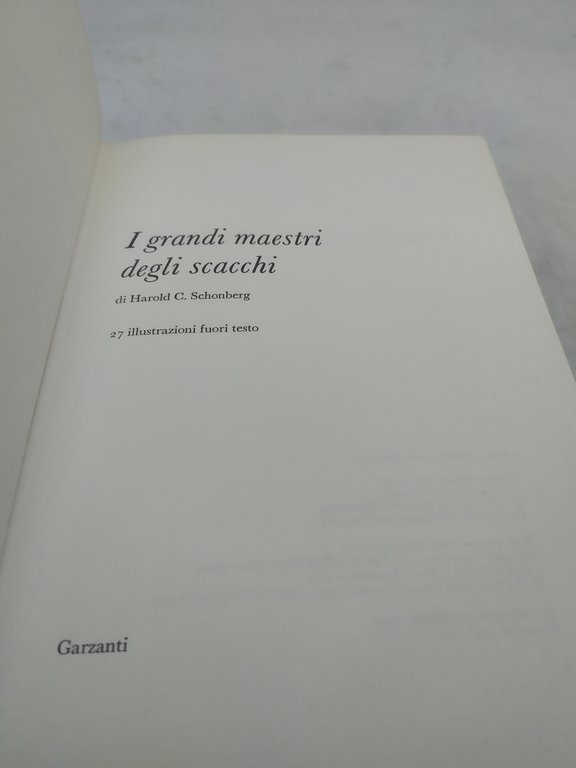 i grandi maestri degli scacchi garzanti 1975