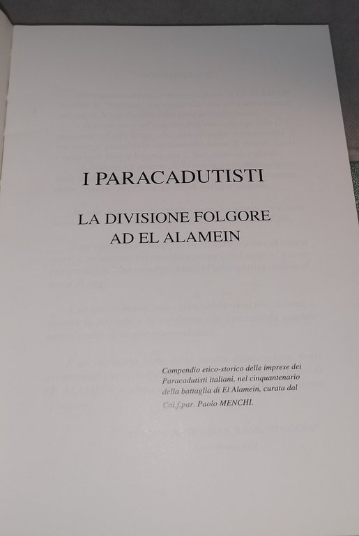 i paracadutisti la divisione folgore ad el alamein | Immagine Gallery 5