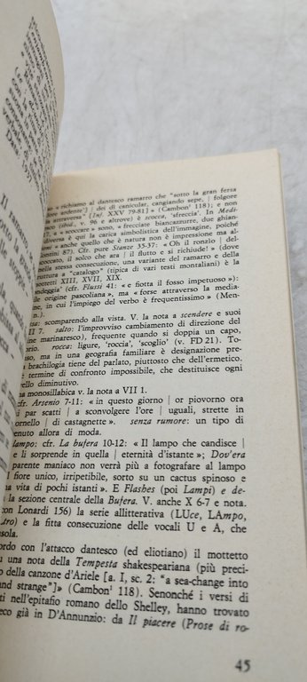 i paralleli eugenio montale mottetti