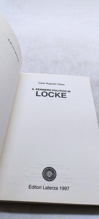 i pensatori politici locke laterza