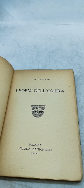 i poemi dell'ombra zanichelli