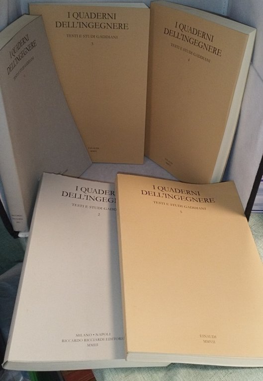 i quaderni dell'ingegnere riccardo ricciardi einaudi 5 volumi | Immagine Gallery 3