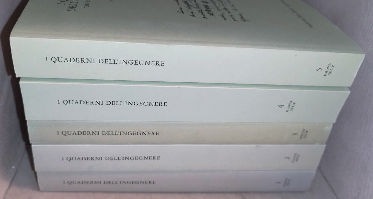 i quaderni dell'ingegnere testi e studi gaddiani 5 volumi | Immagine principale