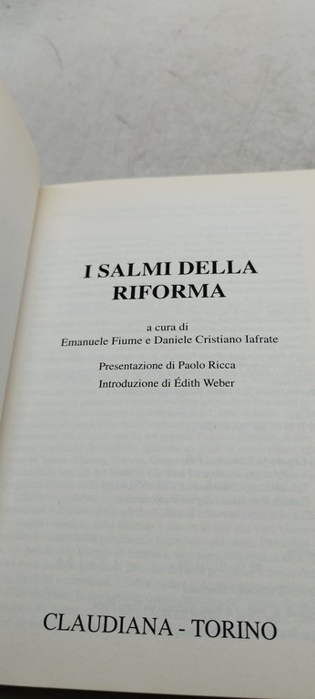 i salmi della riforma