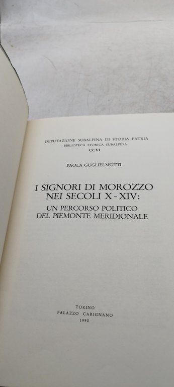 i signori di morozzo nei secoli X-XIV un percorso politico …