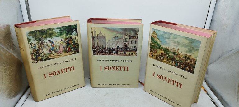 i sonetti giuseppe gioachino belli 3 volumi cofanetto