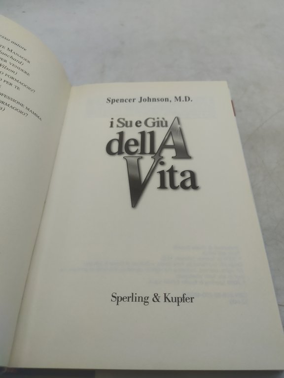 i su e giu' della vita sperling &amp; kupfer