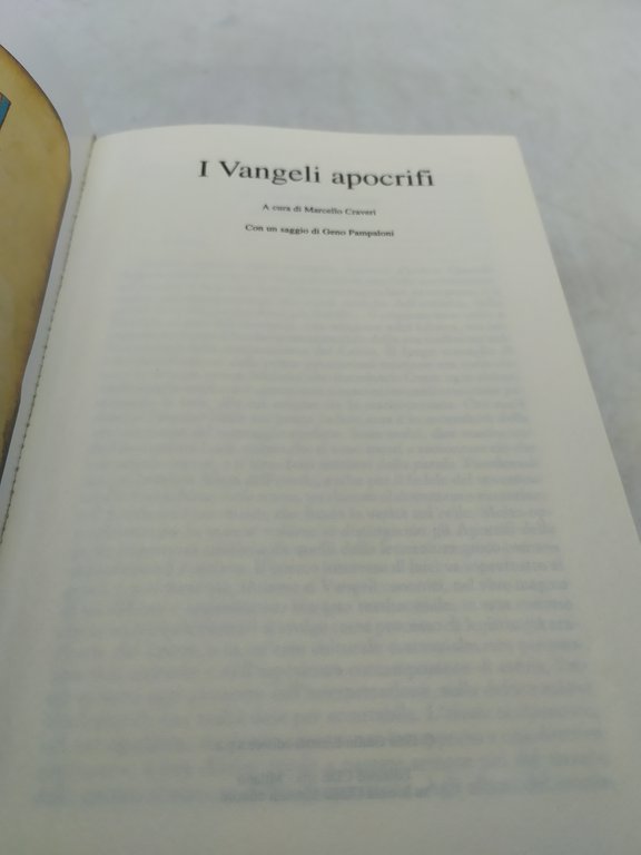 i vangeli apocrifi a cura di marcello craveri cde