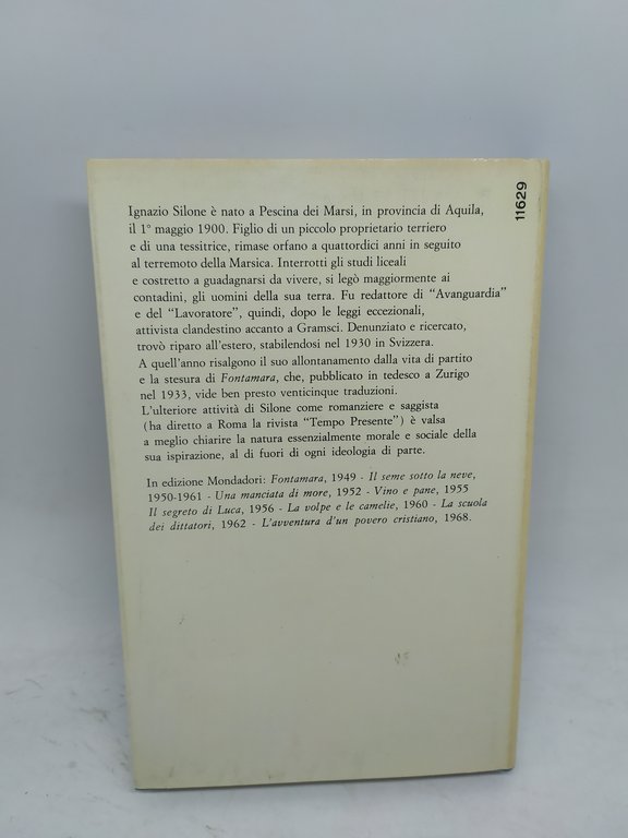 ignazio silone la scuola dei dittatori mondadori