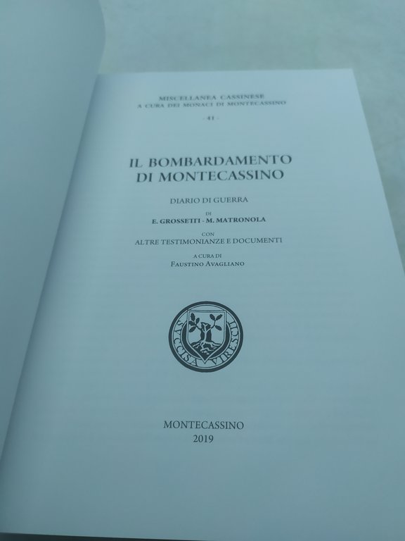 il bombardamento di montecassino diario di guerra faustino avagliano