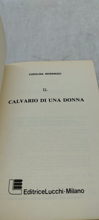 il calvario di una donna carolina invernizio