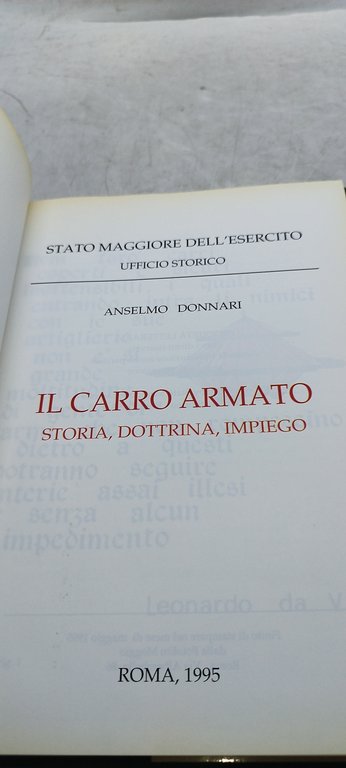 il carro armato storia dottrina impiego
