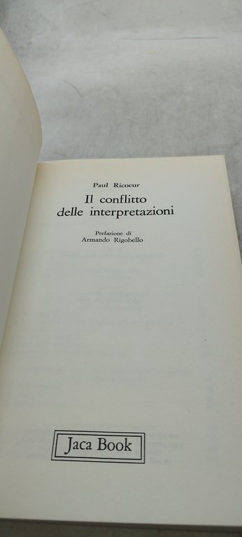 il conflitto delle interpretazioni