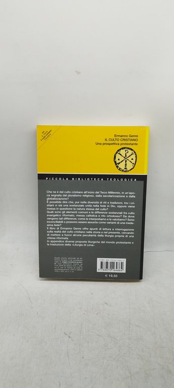 il culto cristiano una prospettiva protestante ermanno genre