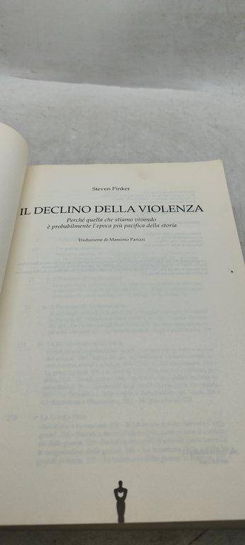 il declino della violenza mondadori