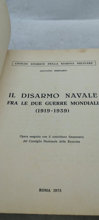 il disarmo navale fra le due guerre mondiali 1919 1939