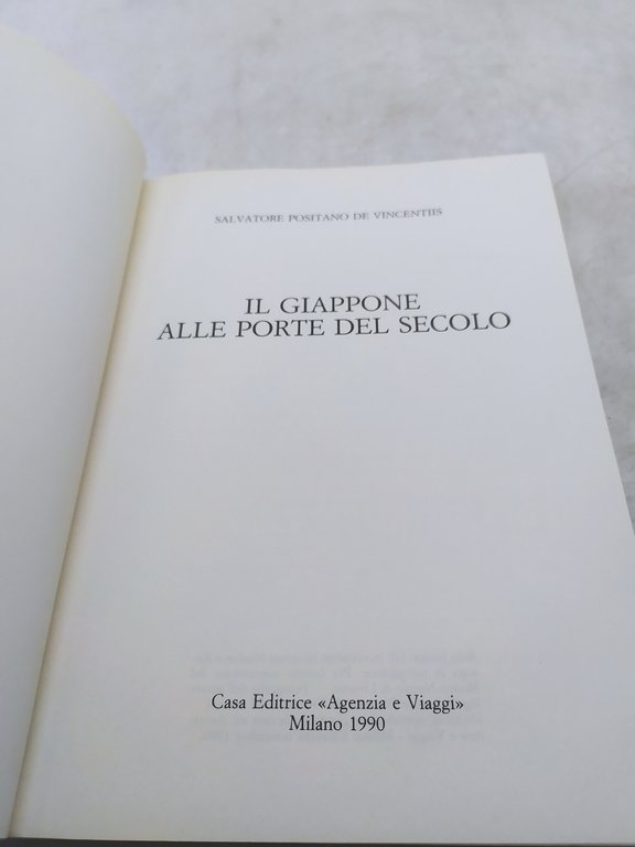 il giappone alle porte del secolo salvatore positano de vincentis