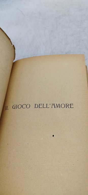 il gioco dell'amore