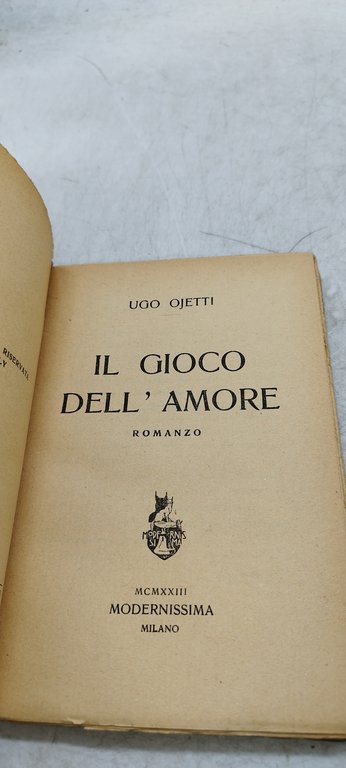 il gioco dell'amore