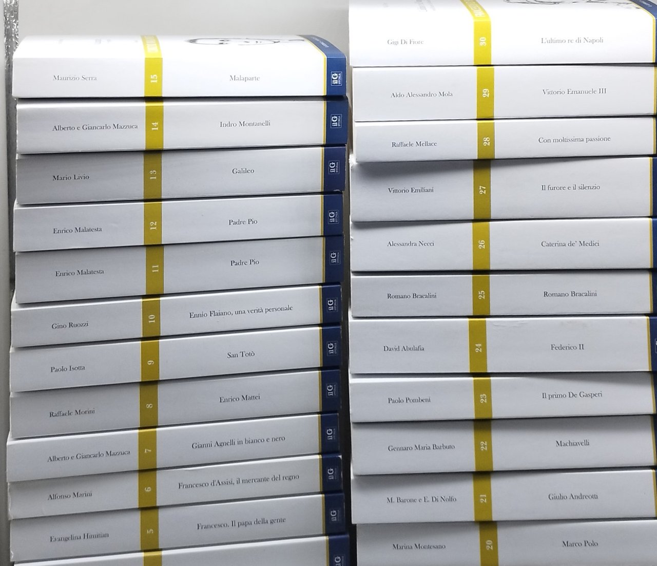 il giornale i protagonisti 30 volumi