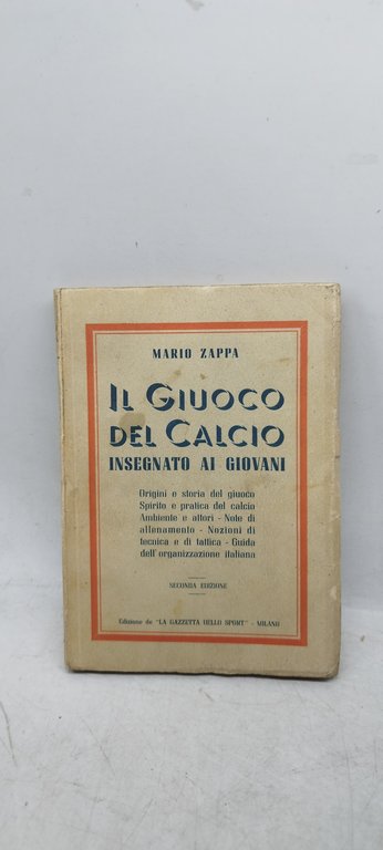 il giuoco del calcio insegnato ai giovani