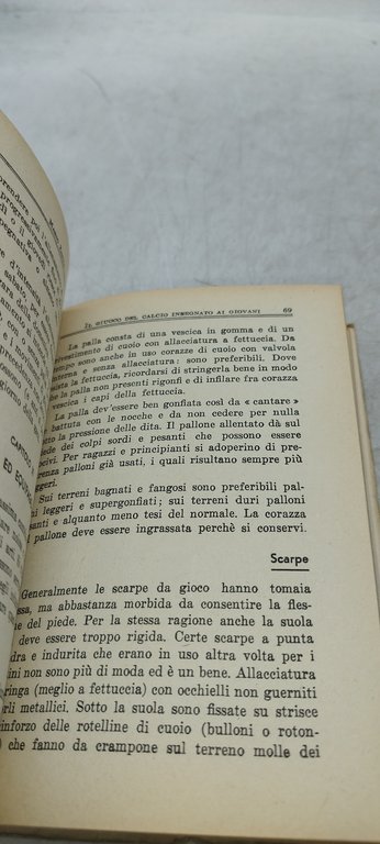 il giuoco del calcio insegnato ai giovani